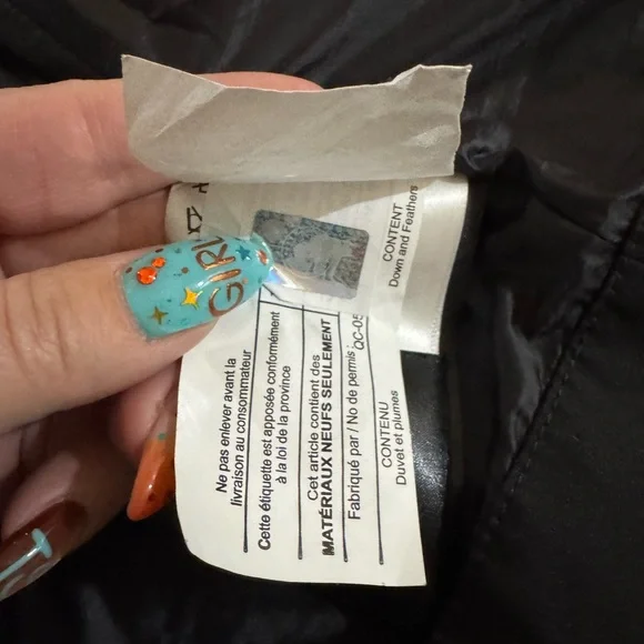 Canada Goose Black Puffer Vest for Women with box 2XL EUC - Picture 6 of 9